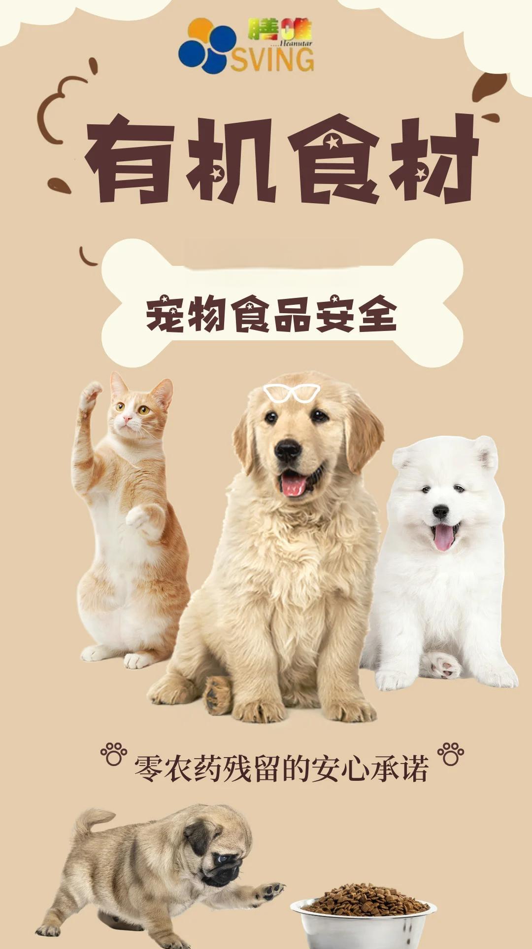 有机食材守护宠物健康 宠物食品的安全之选